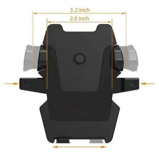 Gizmi Zoom Star Pros Car Mobile Holder For Dashboard Black