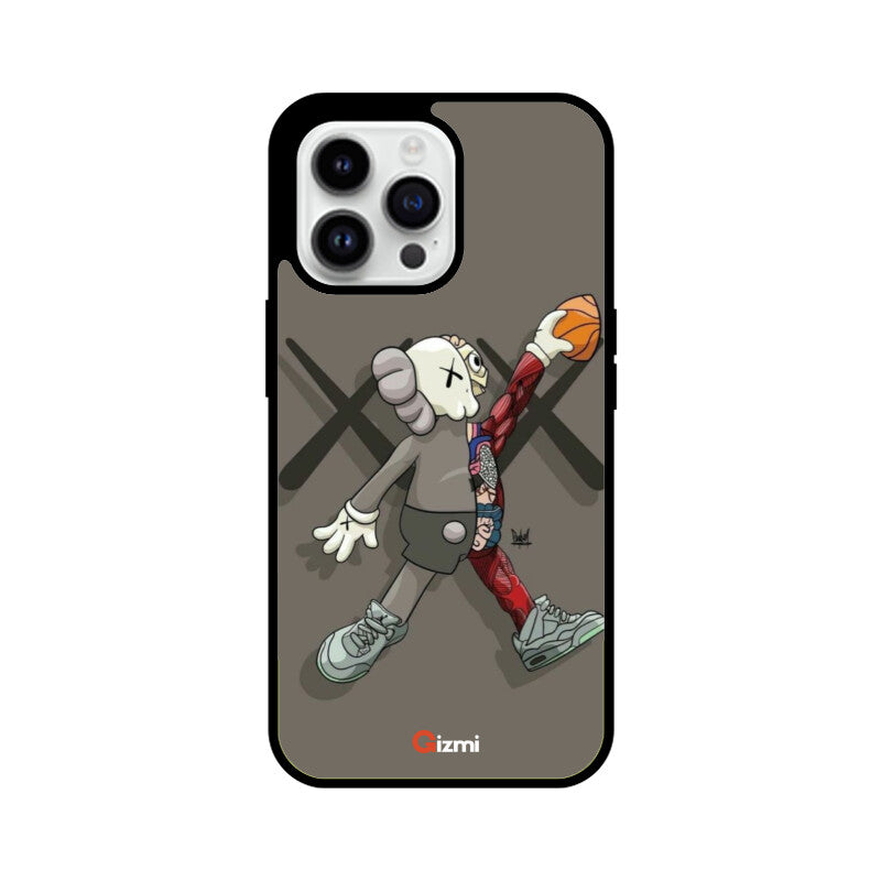 Gizmi iPhone Basketball TPU Glass finish back cover with 360 degree protection